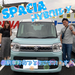 スペーシアご納車させていただきました☆